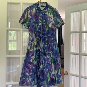 Knee length floral dress 8P